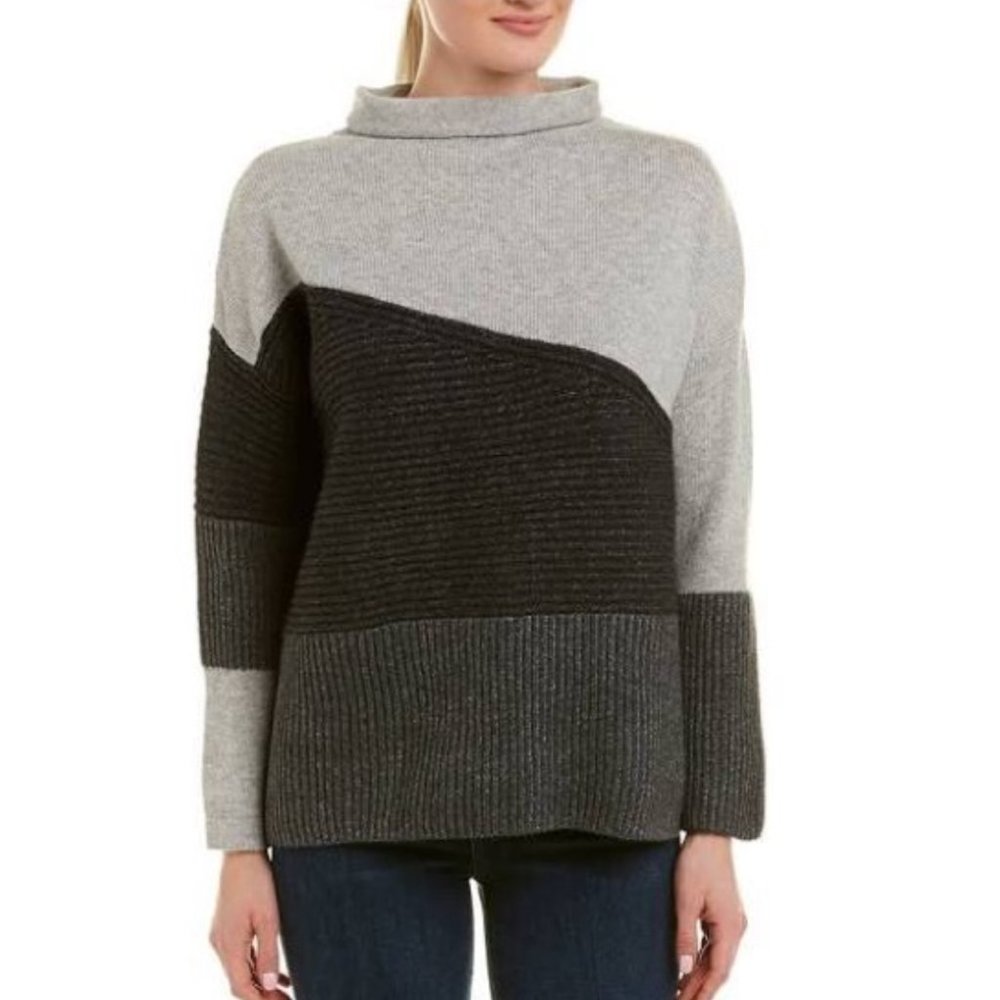 French Connection Color Block Sweater - Size Small